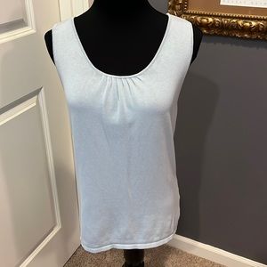 Tahari sweater tank. Cotton/spandex blend. Size 10p.